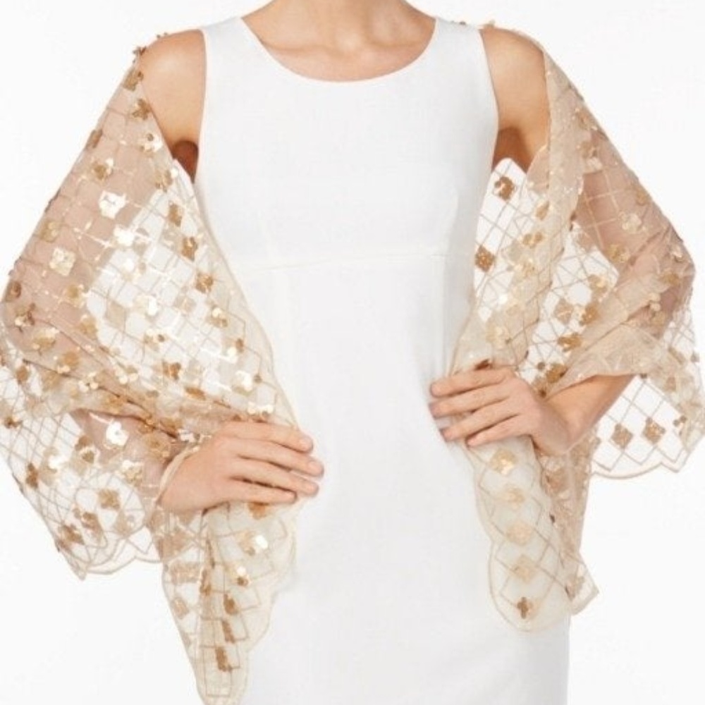 International Concepts Diamond Pailette  Wrap